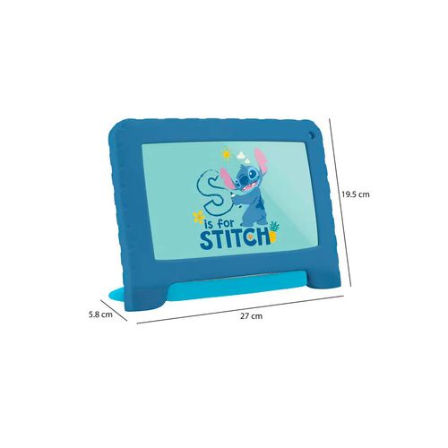 Tableta kids stitch 4 GB 64 GB 9p Multilaser azul nb634