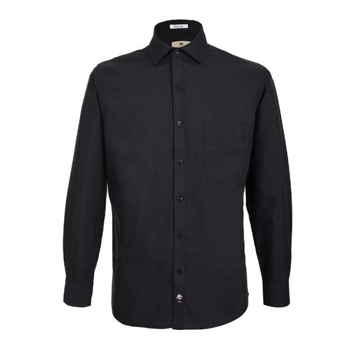 Camisa de vestir para caballero Michel Blanc negro 1029