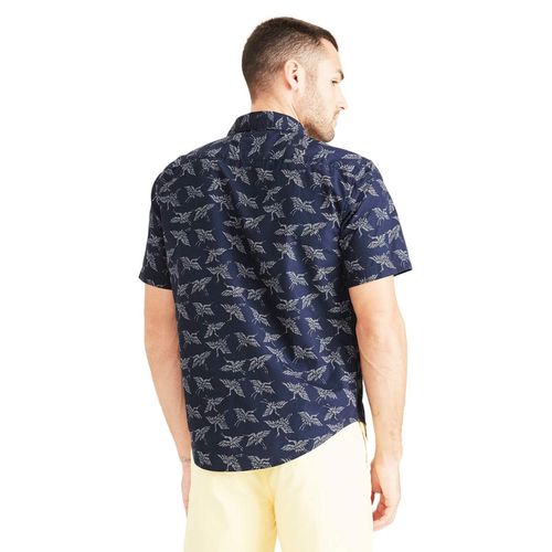 Camisa casual para caballero Dockers azul 55769-0193