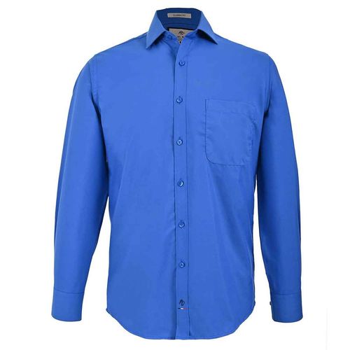 Camisa de vestir para caballero Michel Blanc azul rey 1029X