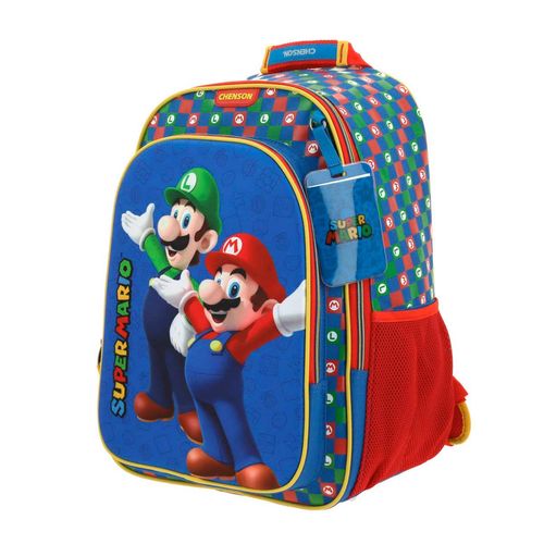 Mochila mario bros Chenson azul mb65967-9