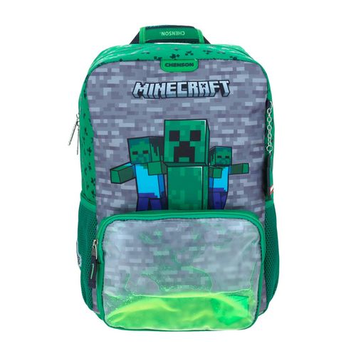 Mochila minecraft Chenson verde mc65628-g