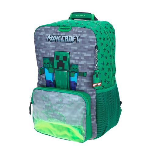 Mochila minecraft Chenson verde mc65628-g