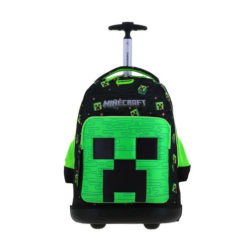 Mochila de ruedas minecraft Chenson negro mc66510-g