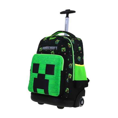 Mochila de ruedas minecraft Chenson negro mc66510-g