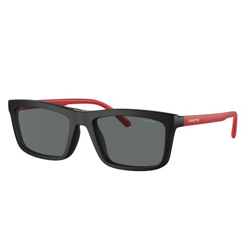 Lentes solares para caballero Arnette rectangle matte black tiene mica 0an4333