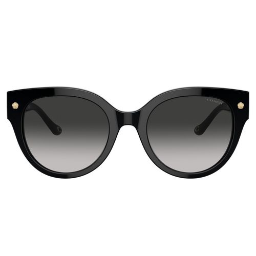 Lentes solares para dama Coach round black 0hc8393u 53