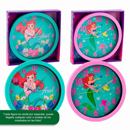 Reloj De Pared Ariel La Sirenita Four Season Multicolor 72881