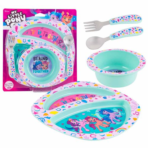 Set De Alimentación Para Bebé My Little Pony Four Season Multicolor 87488