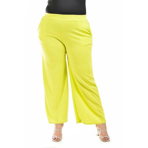 Pantalón casual para dama Roman Fashion verde 7045