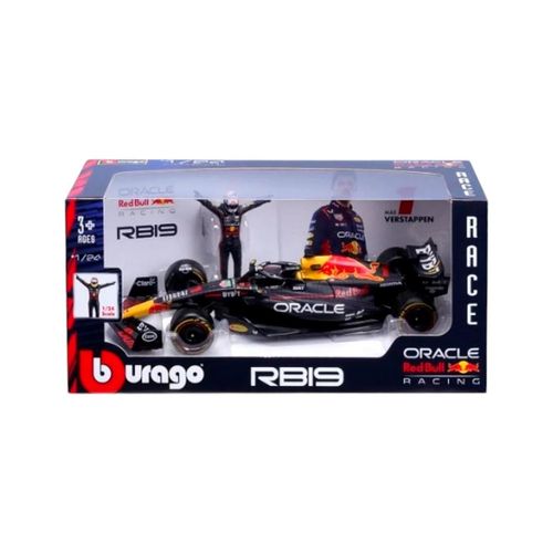 Auto a escala 1:24 race formula Oracle Red Bull negro 18-28036-M