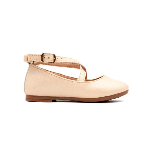 Zapato casual para niña Jakuna dorado 24695