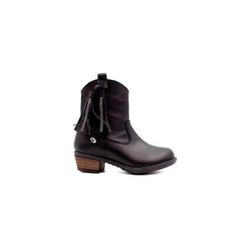 Bota vaquera para niña Jakuna negro 211054