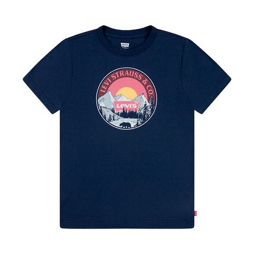 Playera casual para niño Levis azul 81L491