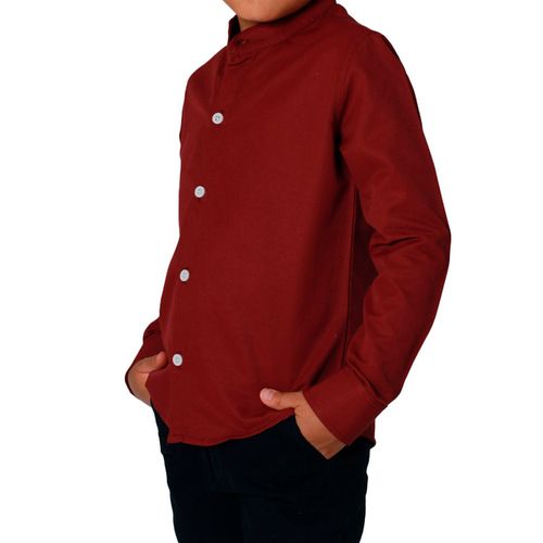 Camisa casual para niño Lyon vino 224091-502