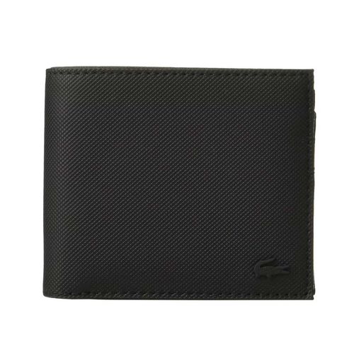 Cartera sencilla para caballero Lacoste negro NH4421HC