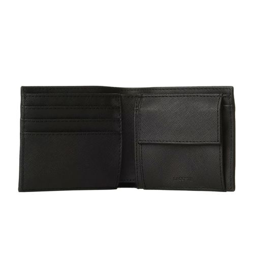 Cartera sencilla para caballero Lacoste negro NH4421HC