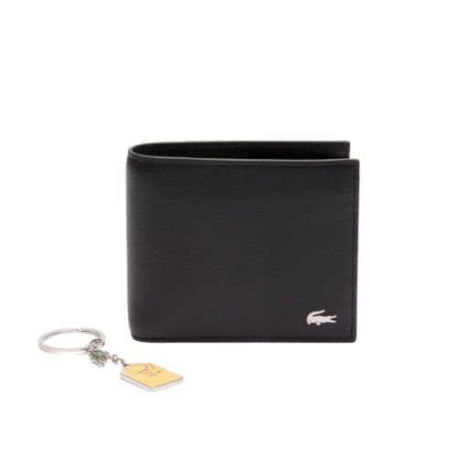 Cartera sencilla para caballero Lacoste negro NH4480FG