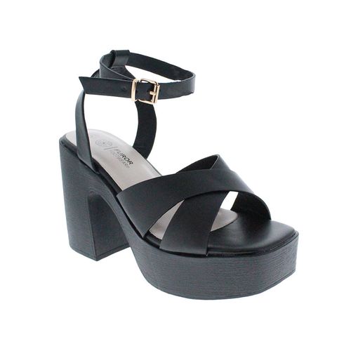 Sandalia casual Furor negro para dama 26095C/N