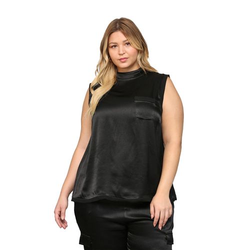 Blusa casual para dama Fate By negro FT3177P