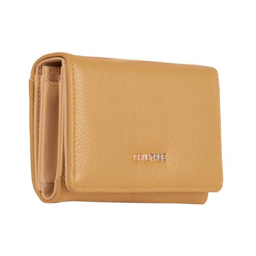 Cartera casual para dama Crabtree Amarillo Mostaza E3545