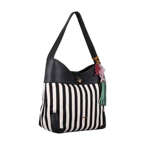 Bolso shoulder bag para dama Crabtree negro 4495