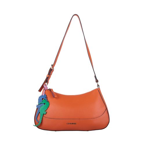 Bolso shoulder bag para dama Crabtree naranja 4500