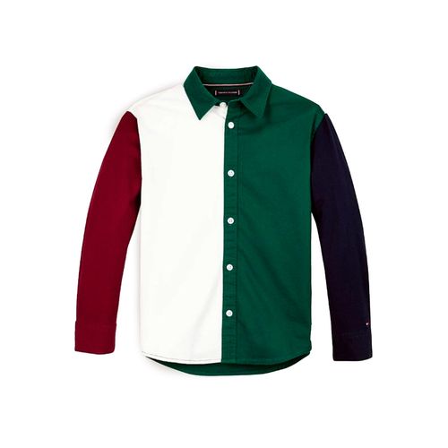 Camisa casual para joven Tommy Hilfiger multicolor KB0KB09268-L6K