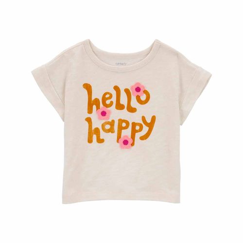 Blusa casual para bebé Carters beige 2Q535410