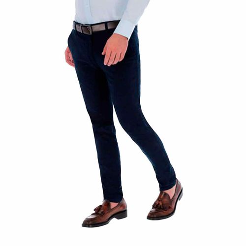 Pantalón casual para caballero Porto Blanco marino PNT-07