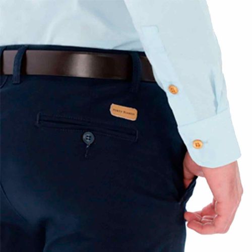 Pantalón casual para caballero Porto Blanco marino PNT-07