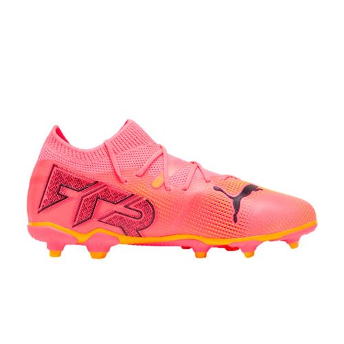 Zapato de fútbol para joven Puma rosa 107729 03