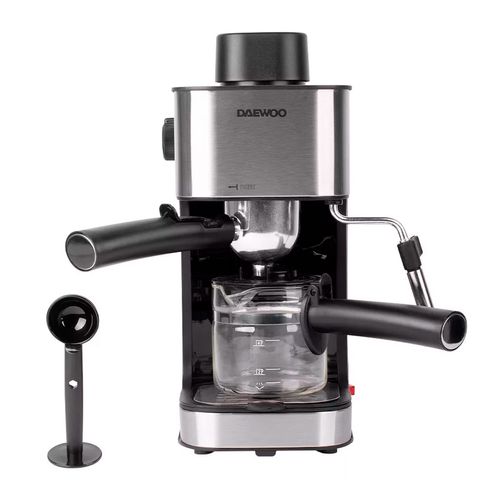 Cafetera para espresso Daewoo plateado DES-485