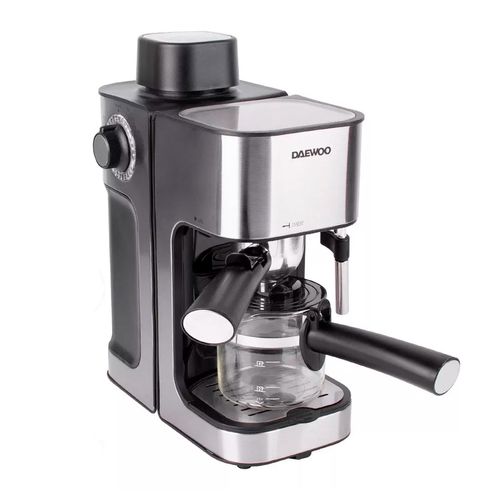 Cafetera para espresso Daewoo plateado DES-485