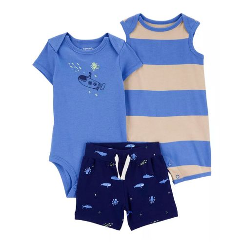 Conjunto casual para bebé Carters azul 1Q470110