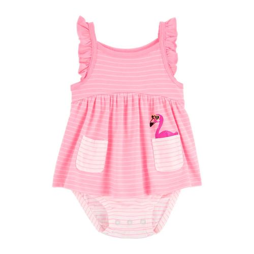 Vestido casual para bebé Carters rosa 1R022110