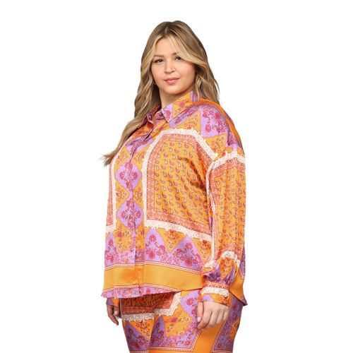 Blusa casual para dama Fate By  multicolor FT21017P