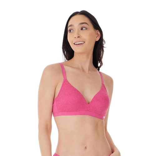 Brassiere sin varilla para dama Skiny rosa 75782