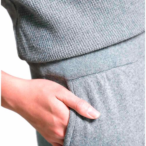 Pantalón casual para dama Lob gris dprc0346