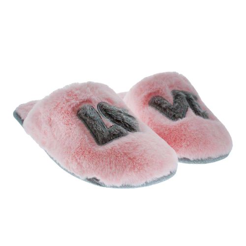 Pantufla para dama Comfort Fit rosa 26462VN