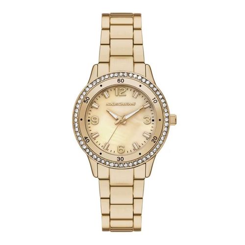 Reloj juvenil para dama Skechers dorado SR6302