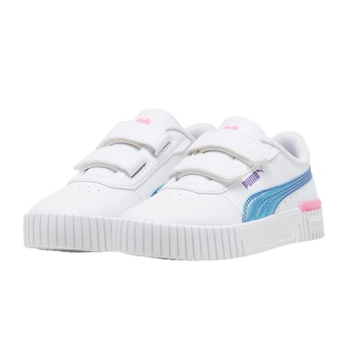 Tenis casual para niña Puma blanco 397972 01