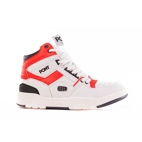 Tenis casual para caballero Pony blanco urban red