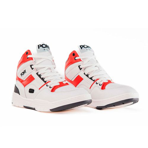 Tenis casual para caballero Pony blanco urban red