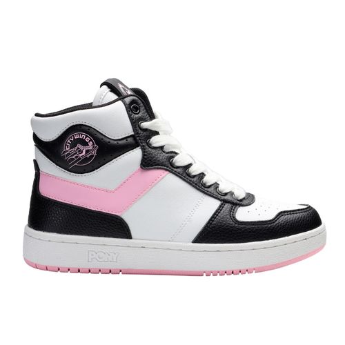 Tenis casual para dama Pony blanco arctic pink