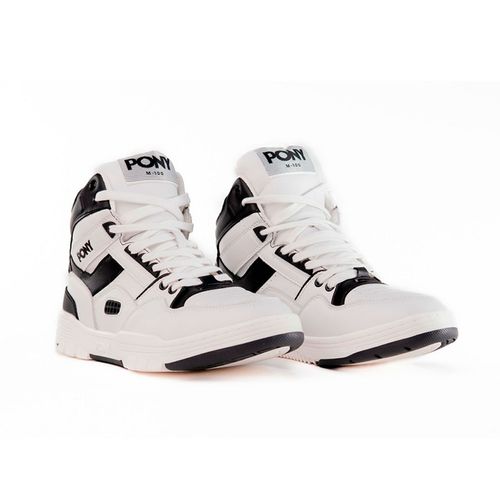Tenis casual para caballero Pony blanco black sky