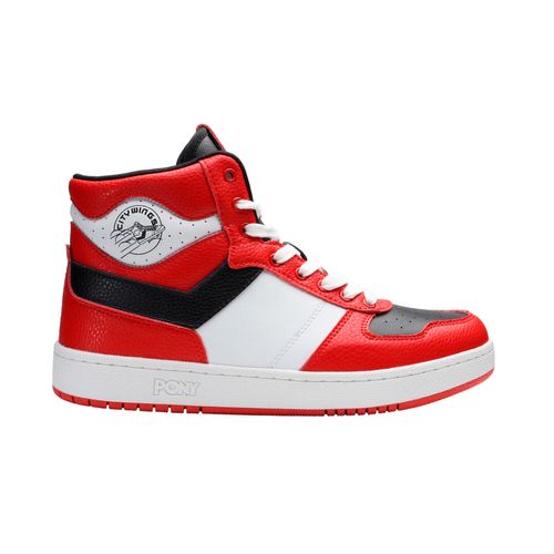 Tenis casual para caballero Pony rojo chicago