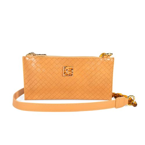 Cartera crossbody para dama Cloe café 7BINV24505CAM