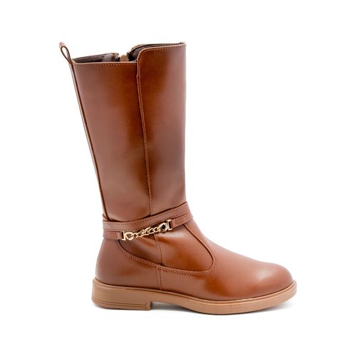 Bota casual para niña Yuyin café 24550