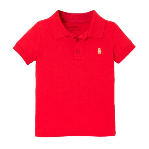 Playera tipo polo para bebé Baby Fresh rojo 709486